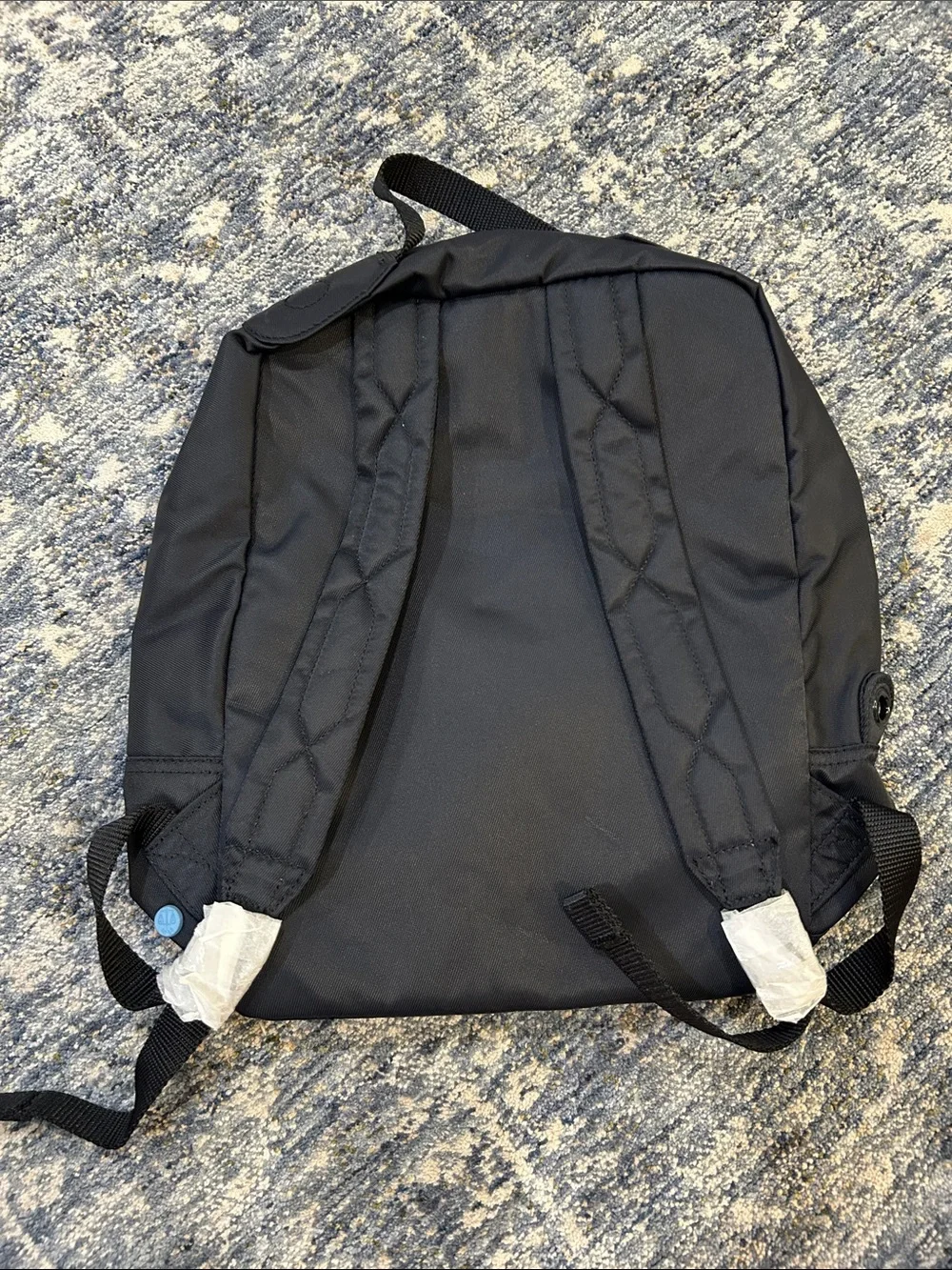 Hunter Black Backpack with Red Accents